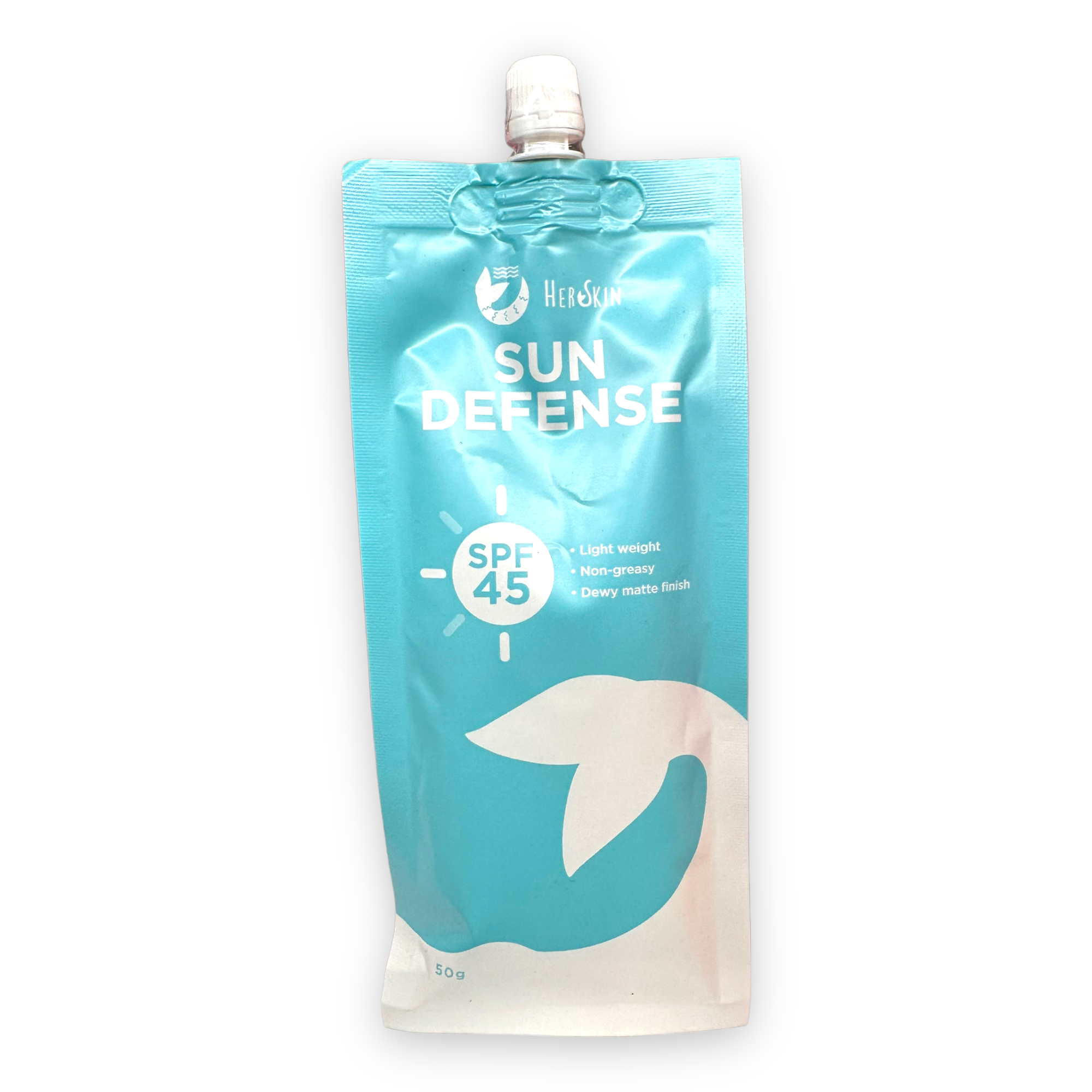 HerSkin Sun Defense UVA/UVB Protection Sunscreen SPF 45 - 50g - My Care Kits