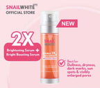 Snail White Double Boosting Brightening Serum 40ml + 40ml - PINK - My Care Kits
