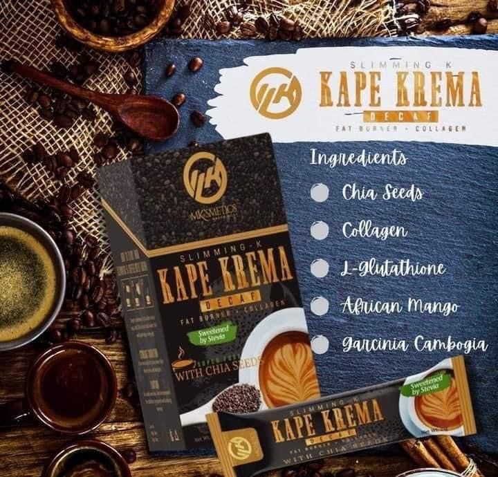 MKSmetics - Kape Krezma Decaf with Chia Seeds 10x21g - My Care Kits
