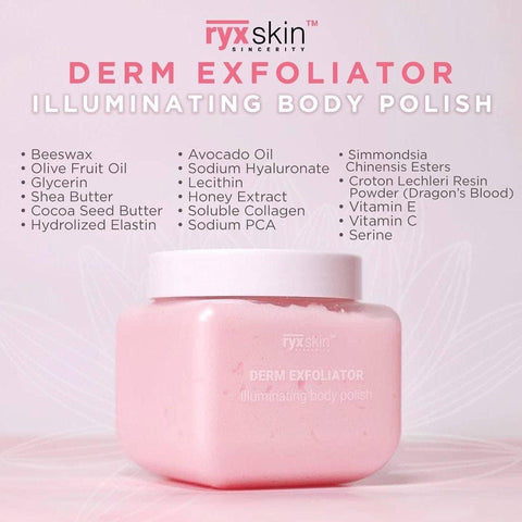 Ryx Skin Derm Exfoliator - Illuminating Body Polish 370g