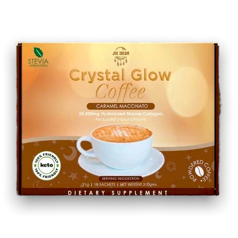 Crystal Glow Coffee - Caramel Macchiato 21g x 10 sachet