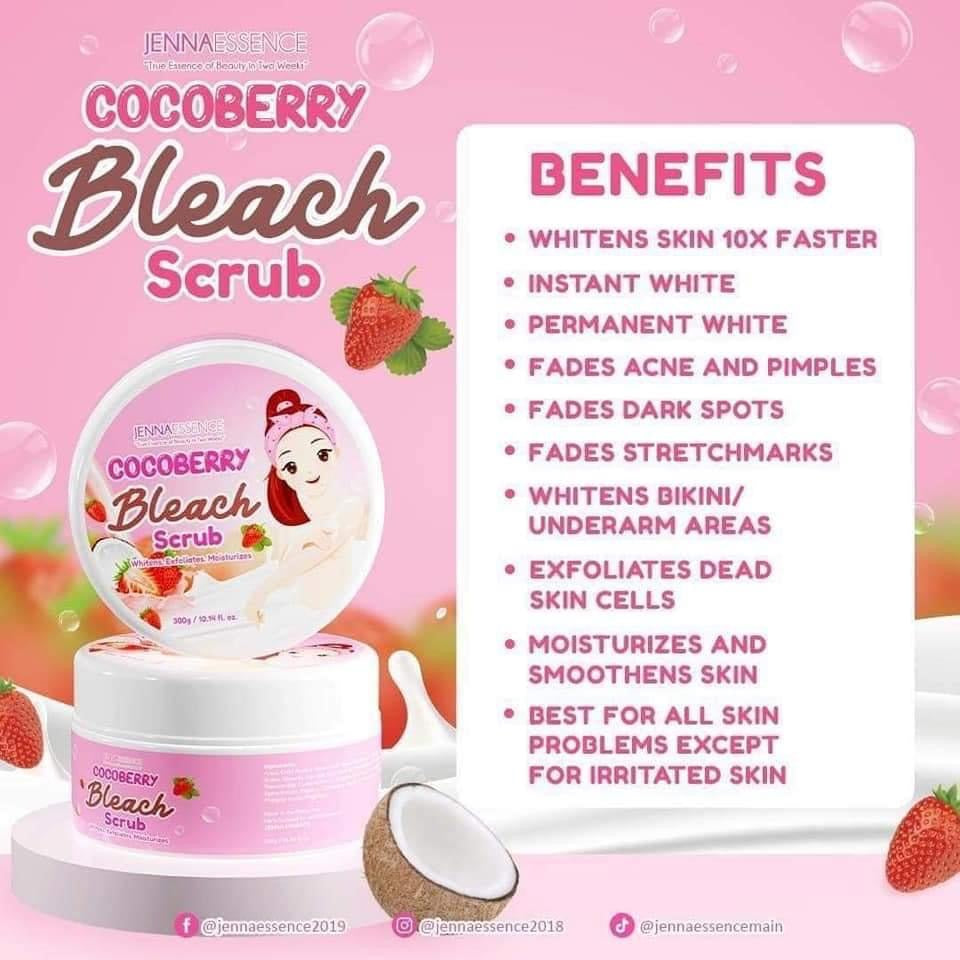 COCOBERRY Bleach Scrub by Jenna Essence - 300g - My Care Kits