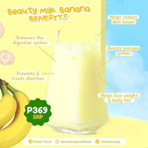 Beauty Milk - Premium Japanese BANANA Probiotic + Collagen Drink 10 x 18g
