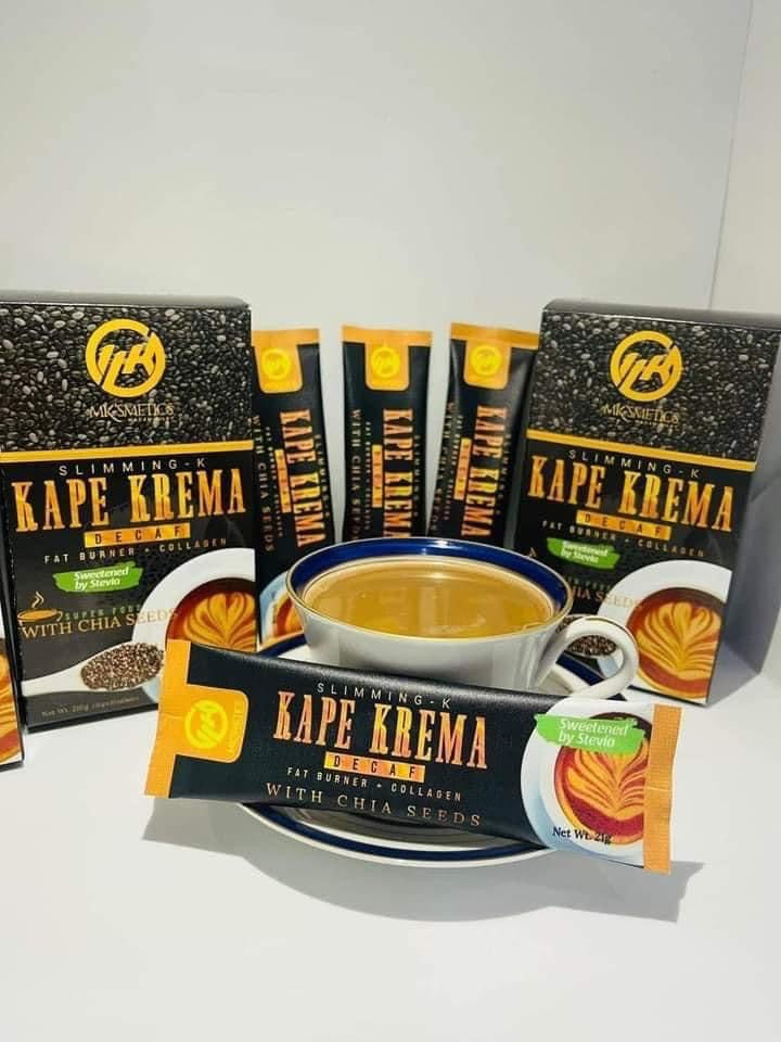 MKSmetics - Kape Krezma Decaf with Chia Seeds 10x21g - My Care Kits
