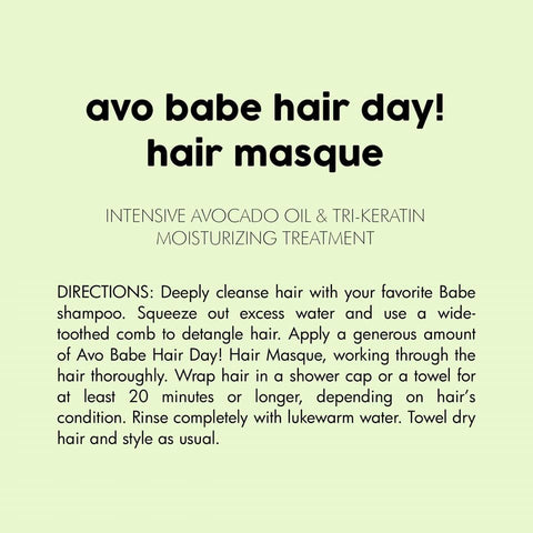 Babe Formula - AvoBabe Hair Day - Hair Masque - REFILL PACK 300 ml