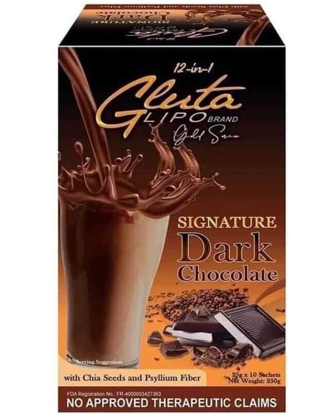 Gluta Lipo Gold Series Signature Dark Chocolate Slimming Drink - My Care Kits
