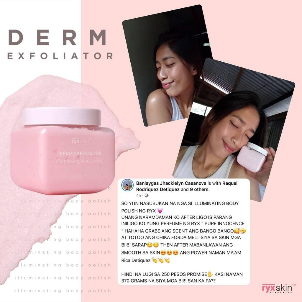 Ryx Skin Derm Exfoliator - Illuminating Body Polish 370g - My Care Kits