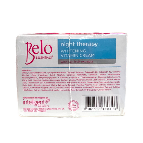 Belo Essentials - Night Theraphy Whitening Vitamin Cream with Fruit Extract 50g