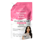 LUXE ORGANIX - Niacinamide + Alpha Arbutin Velvet Salt Scrub Double Brightening 300G - ( PINK ) - My Care Kits