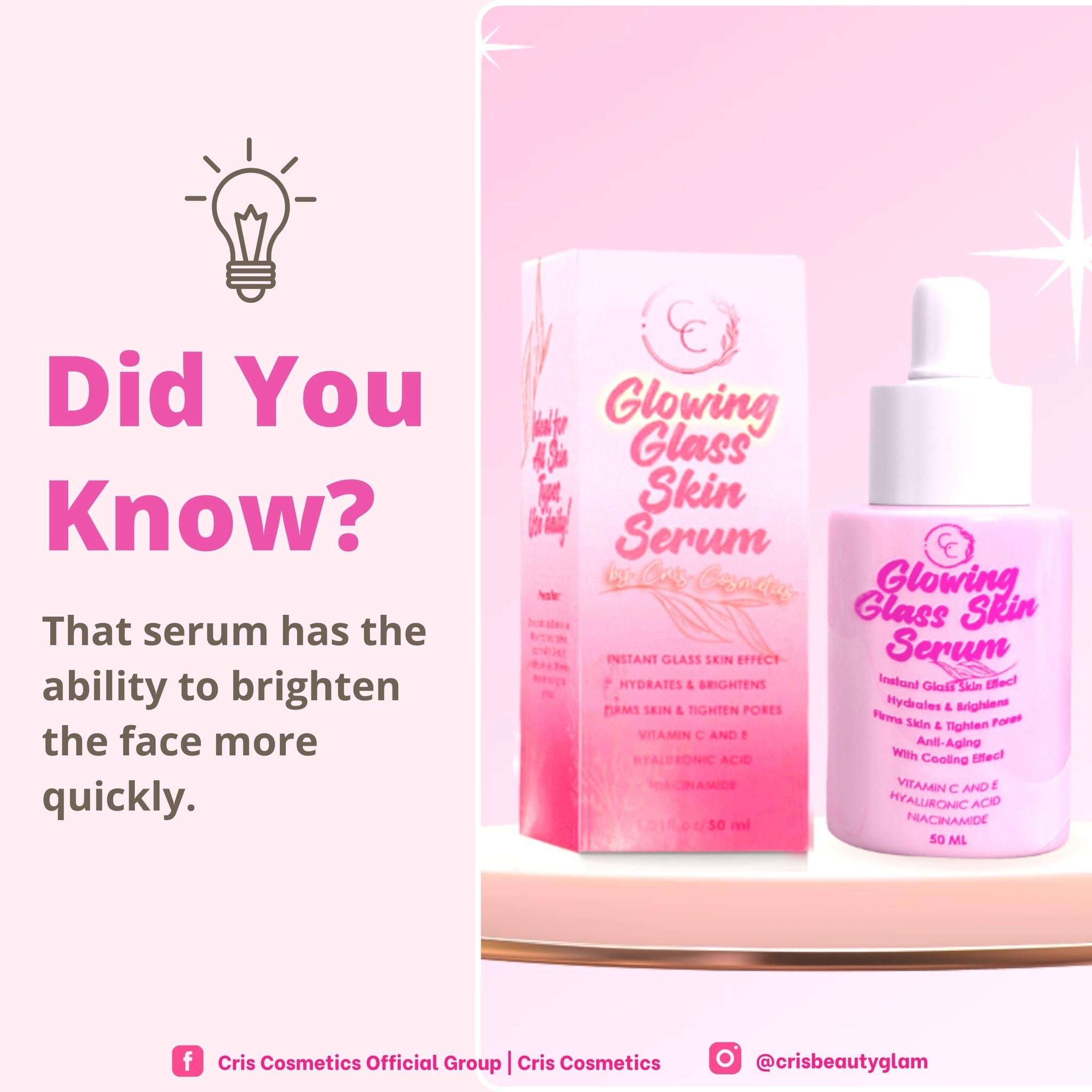 Cris Cosmetics - Glowing Glass Skin Serum