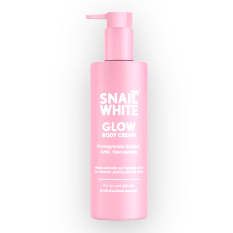 Snail White - Glow Body Cream - Pomagranate Extract AHA Niacinamide - Body Cream 300ml