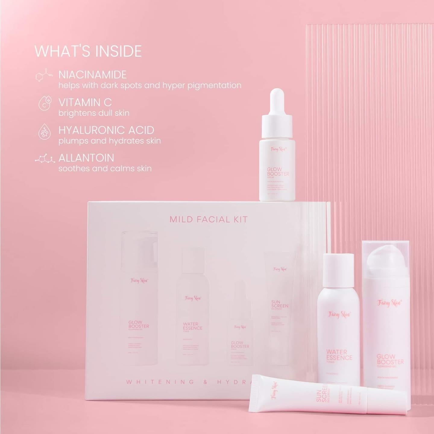 Fairy Skin Mild Facial Kit - Maintenance set - Non-peeling Set - My Care Kits