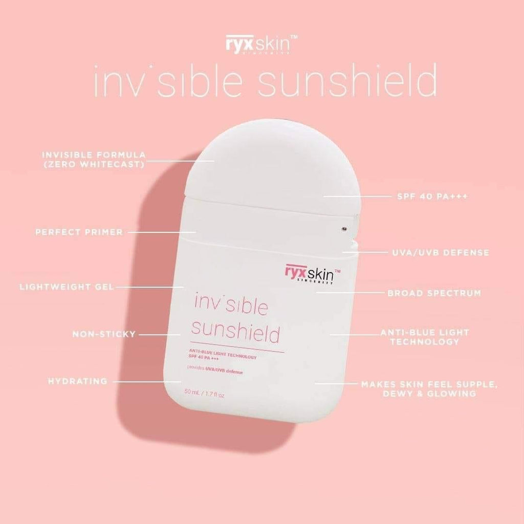 Ryx Skin Invisible Sunshield / Sunscreen 50ml - My Care Kits