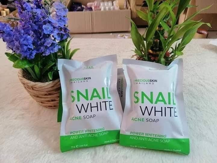 Snail White Acne Soap from Thailand - My Care Kits