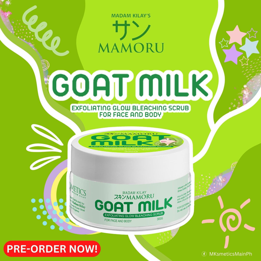 Madam Kilay - Mamoru Goat Milk Exfoliating Glow Bleaching Scrub 300g - My Care Kits