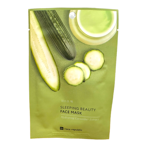 Face Republic - Sleeping Beauty Face Mask - Hydrating Cucumber Extract 23g