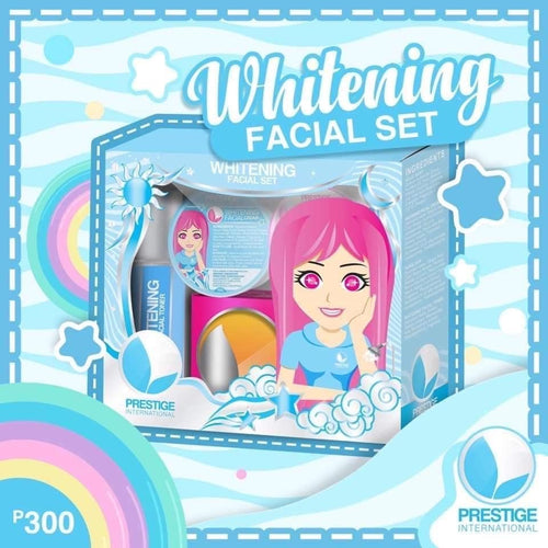 Prestige Whitening facial set - maintenance set (Blue box) - My Care Kits