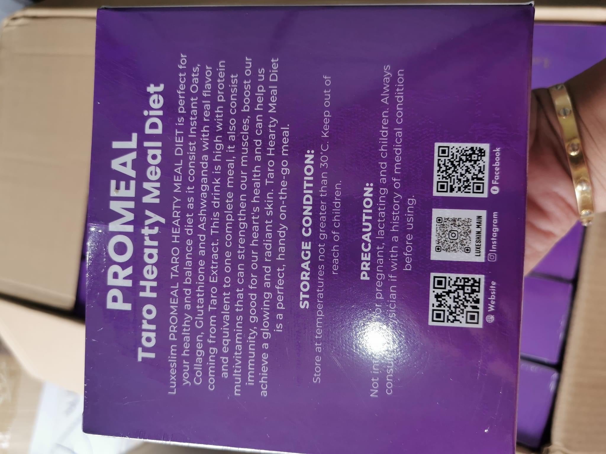 Luxe Slim - ProMeal Taro Healthy Meal Diet 35g x 10 - My Care Kits