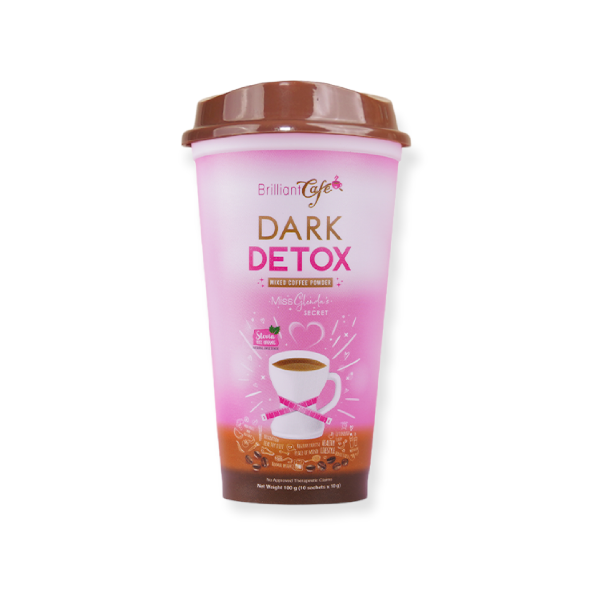 Brilliant Dark Detox Coffee 10 sachet