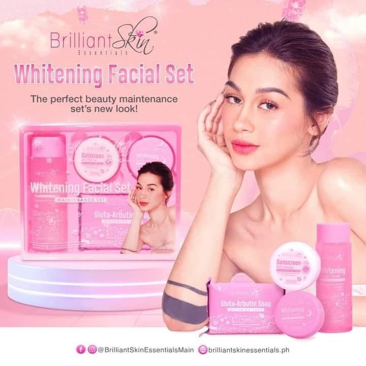 Brilliant Skin Essentials "NEW" Whitening Facial set ( Maintenance set ) - with 120ml toner