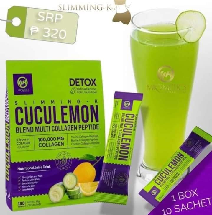 Slimming K - Cucumelon 100,000mg Collagen 180g x 10 - My Care Kits