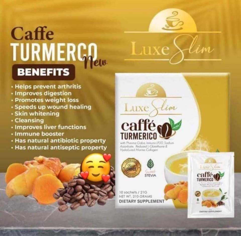 Luxe Slim Caffe - Turmerico 10 x 21g ( JANUARY 2026 ) – My Care Kits