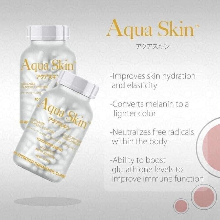 Aqua Skin Glutathione Capsule - 60 Capsule - My Care Kits