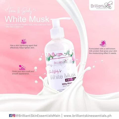 Brilliant Skin White Musk Emulsion Face and Body Lotion