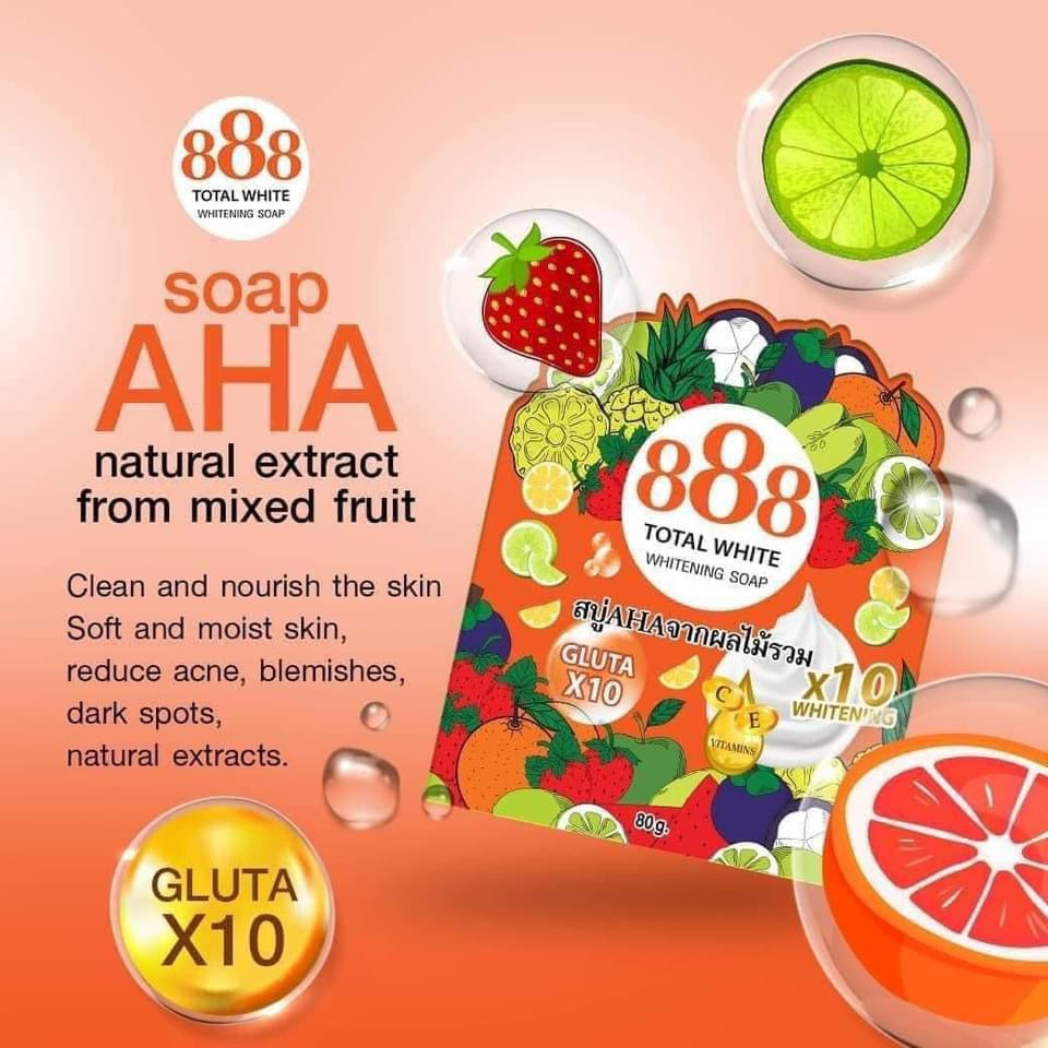 888 Total White Whitening Soap - My Care Kits