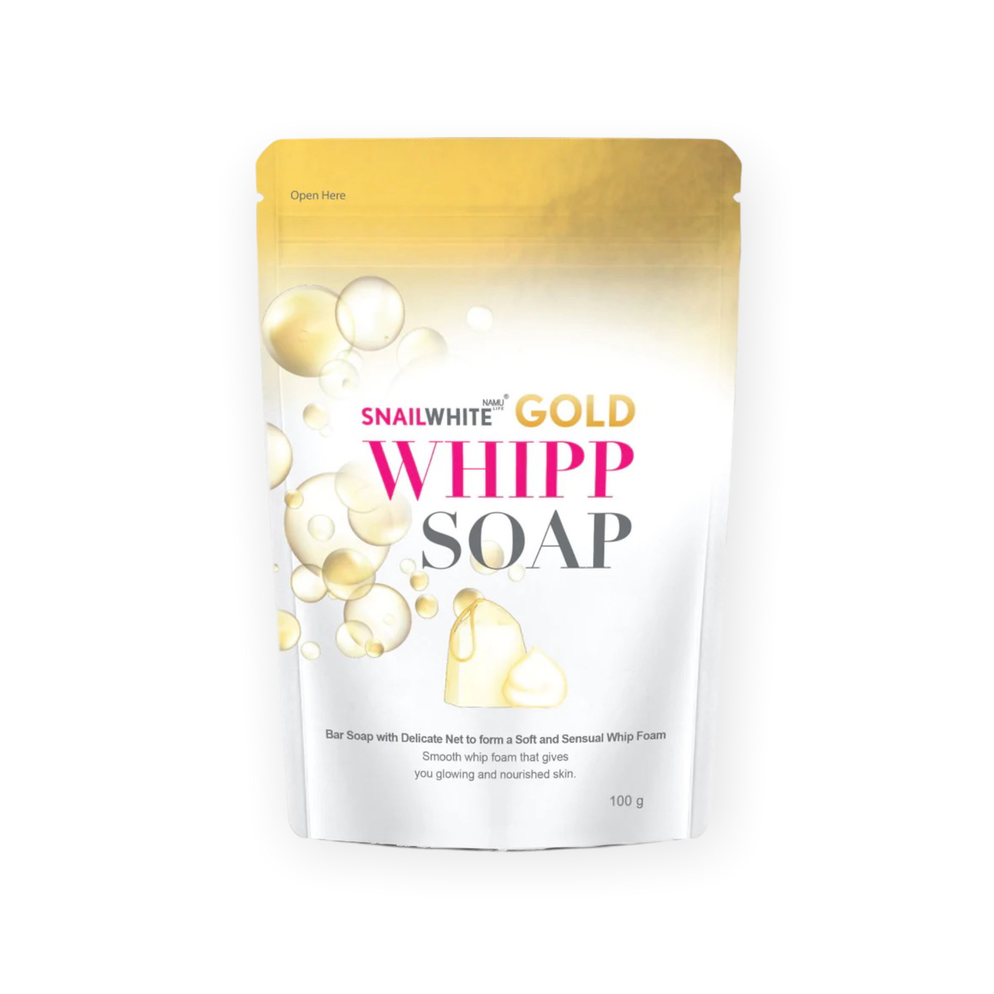 SnailWhite GOLD Whipp Soap 100g