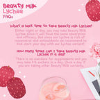 Dear Face - Beauty Milk Premium Japanese Lychee Swiss Stemcell Drink 10 c 18g - My Care Kits