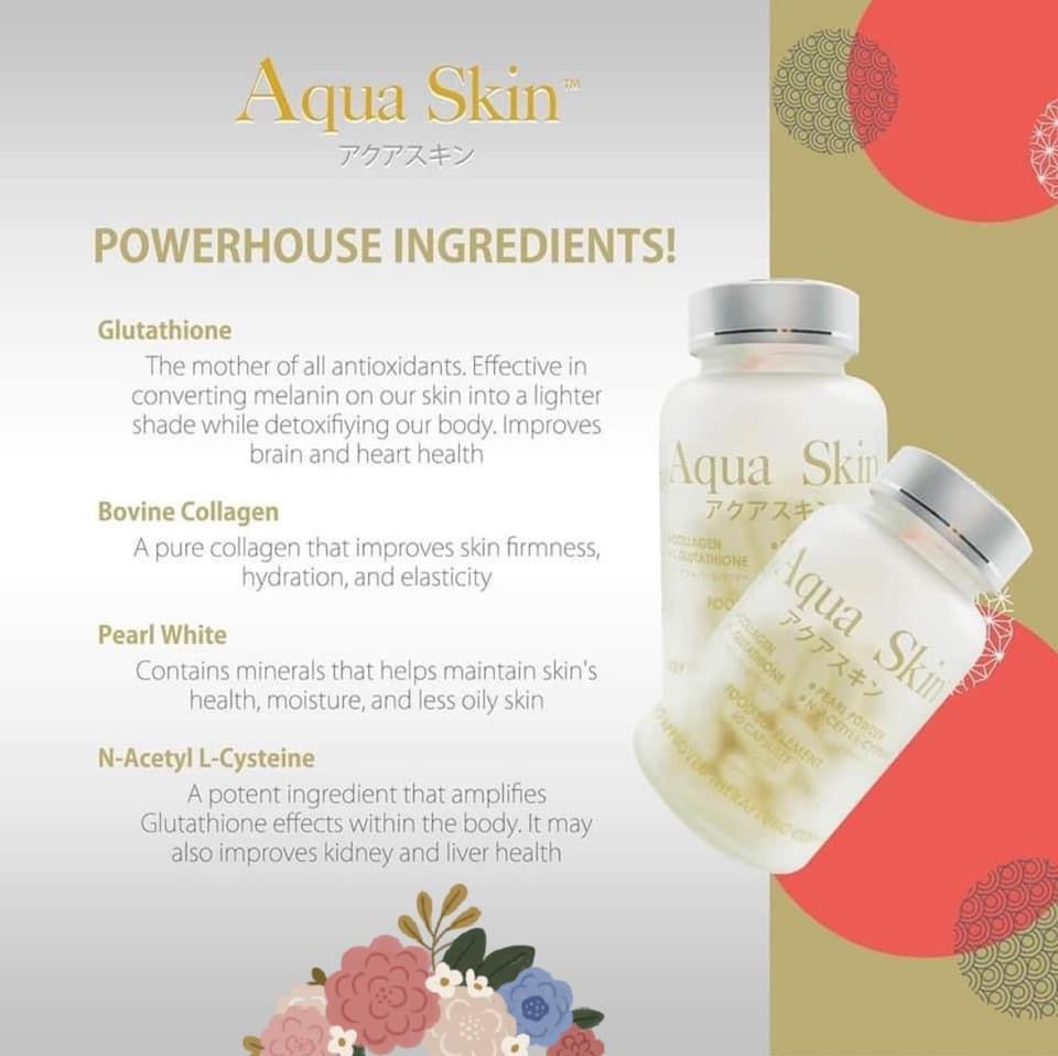 Aqua Skin Glutathione Capsule - 60 Capsule - My Care Kits