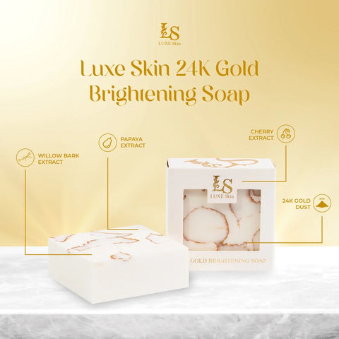 Luxe Skin - 24K Gold Brightening Soap 150g
