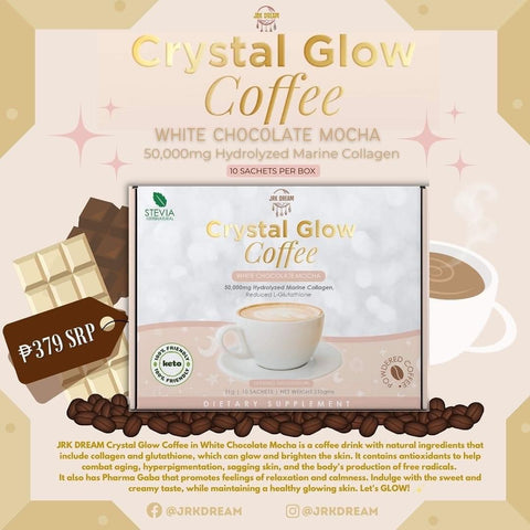 Crystal glow Coffee - White Chocolate Mocha 21g x 10 sachet