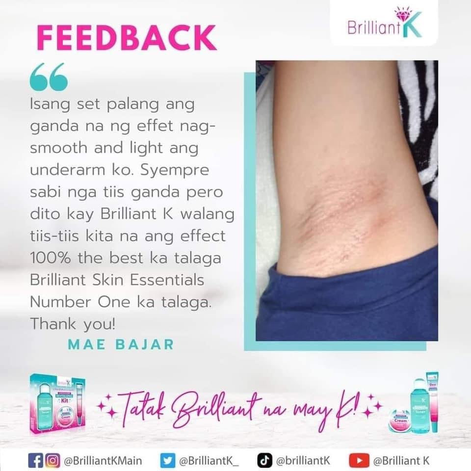 Brilliant K Underarm revitalizing kit - My Care Kits