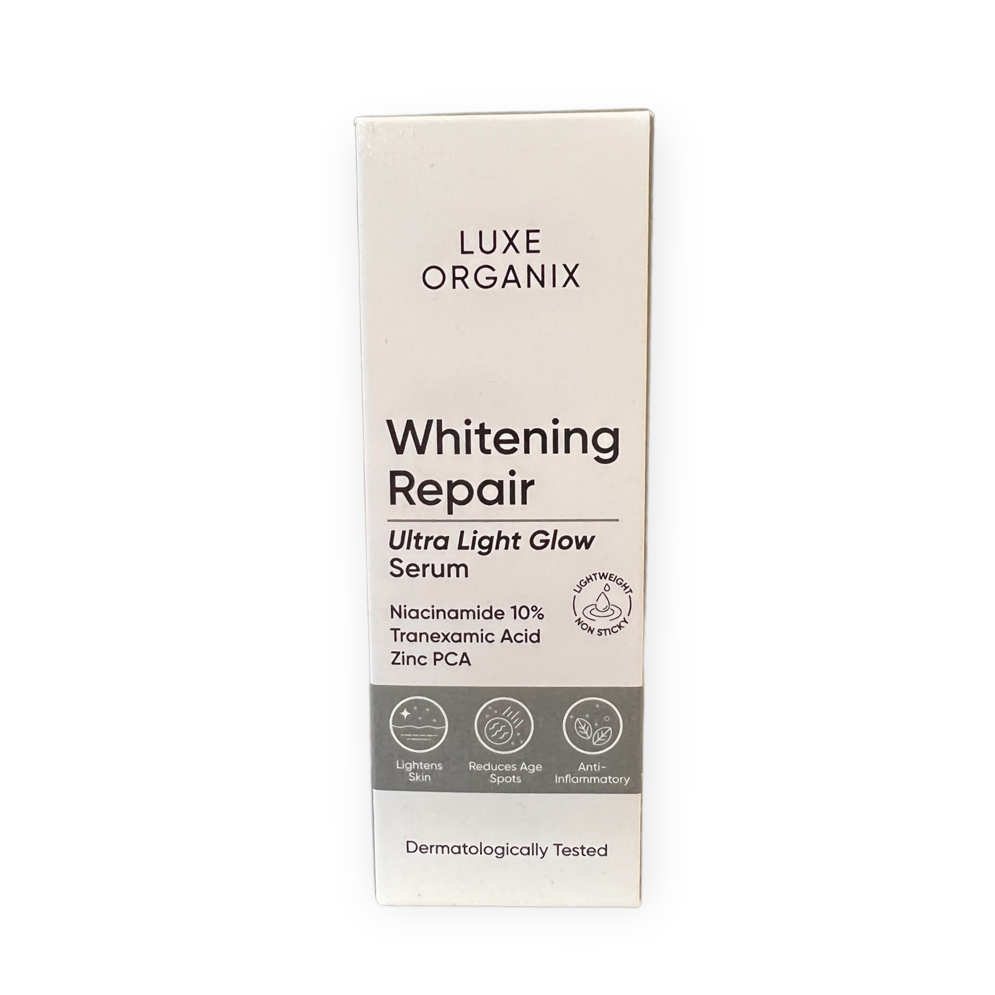 LUXE ORGANIX Whitening Repair Ultralight Glow Serum 30ml - My Care Kits