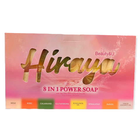 Hiraya 8 in 1 Power Soap 70g x 8