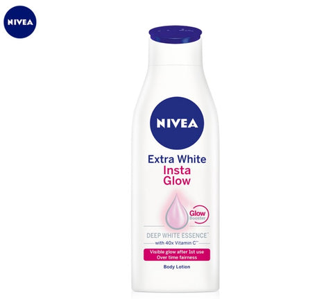 NIVEA Extra White Body Lotion 250ml Instant Glow Deep White Essence With 40x Vitamin C 250ml