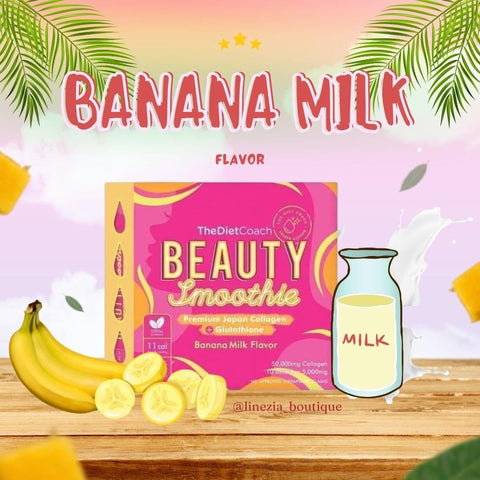 The Diet Coach - Beauty Smoothie - Banana Milk Flavor 10 x 18g