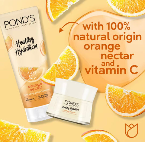 Ponds Heathy Hydration - Hydrating Jelly Cleanser - Orange Nectar 100 ml