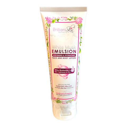 Brilliant Skin White Musk Emulsion Face and Body Lotion