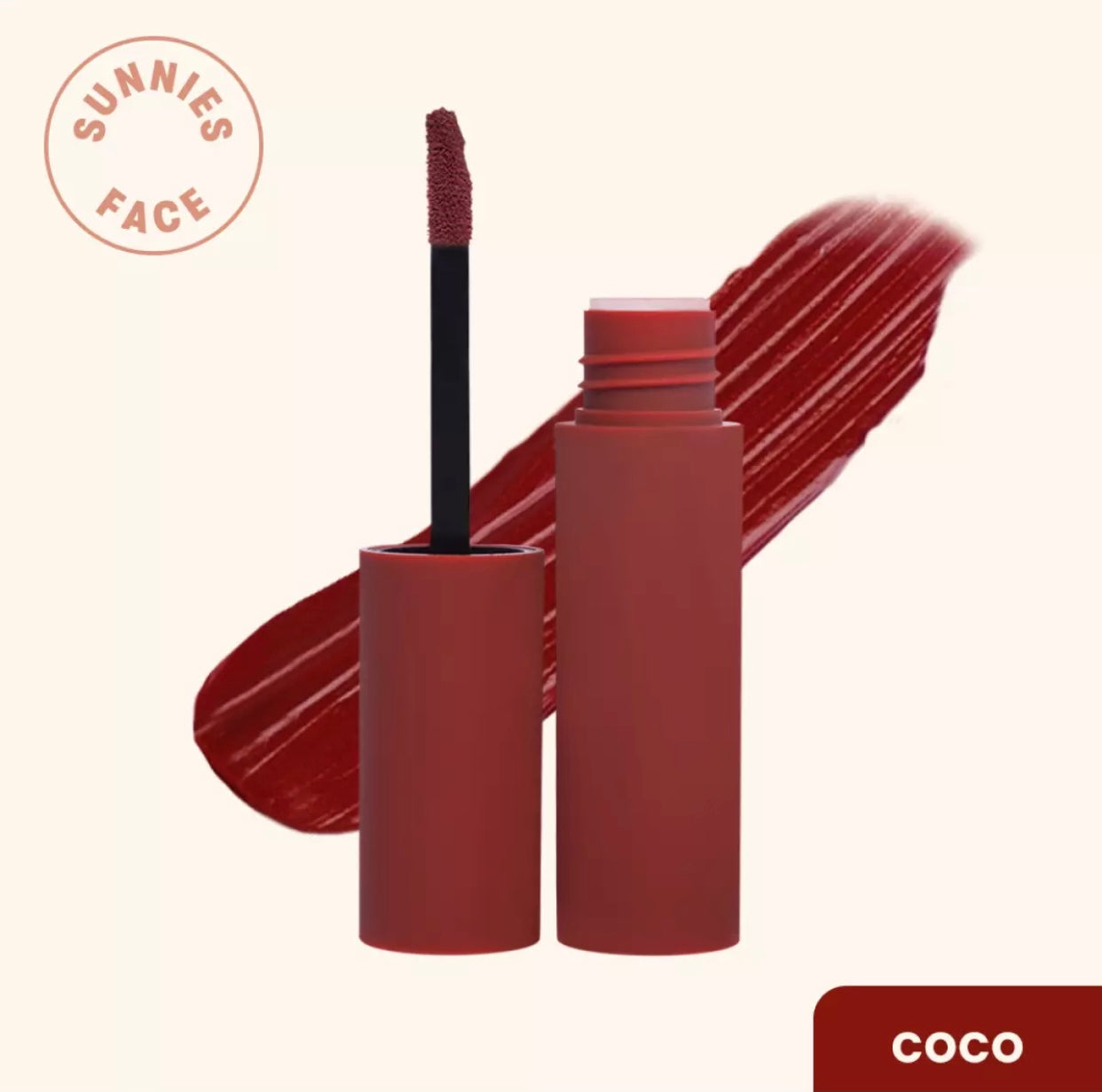 Sunnies Face Lip Dip | Whipped Matte Liquid Lipstick ( COCO )