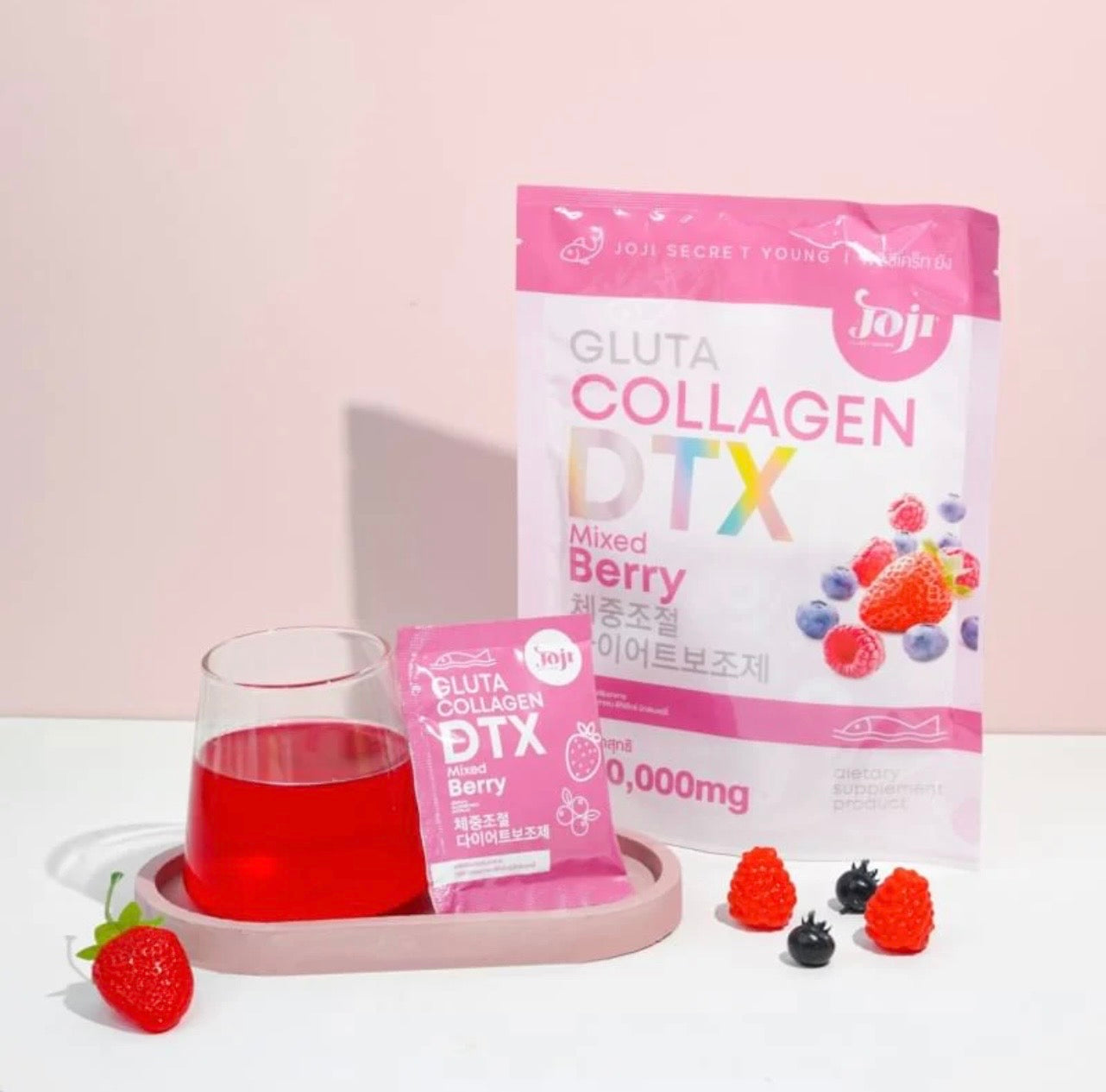 Gluta Collagen DTX Mixed Berry Slimming Drink - 200,000 mg Collagen - My Care Kits