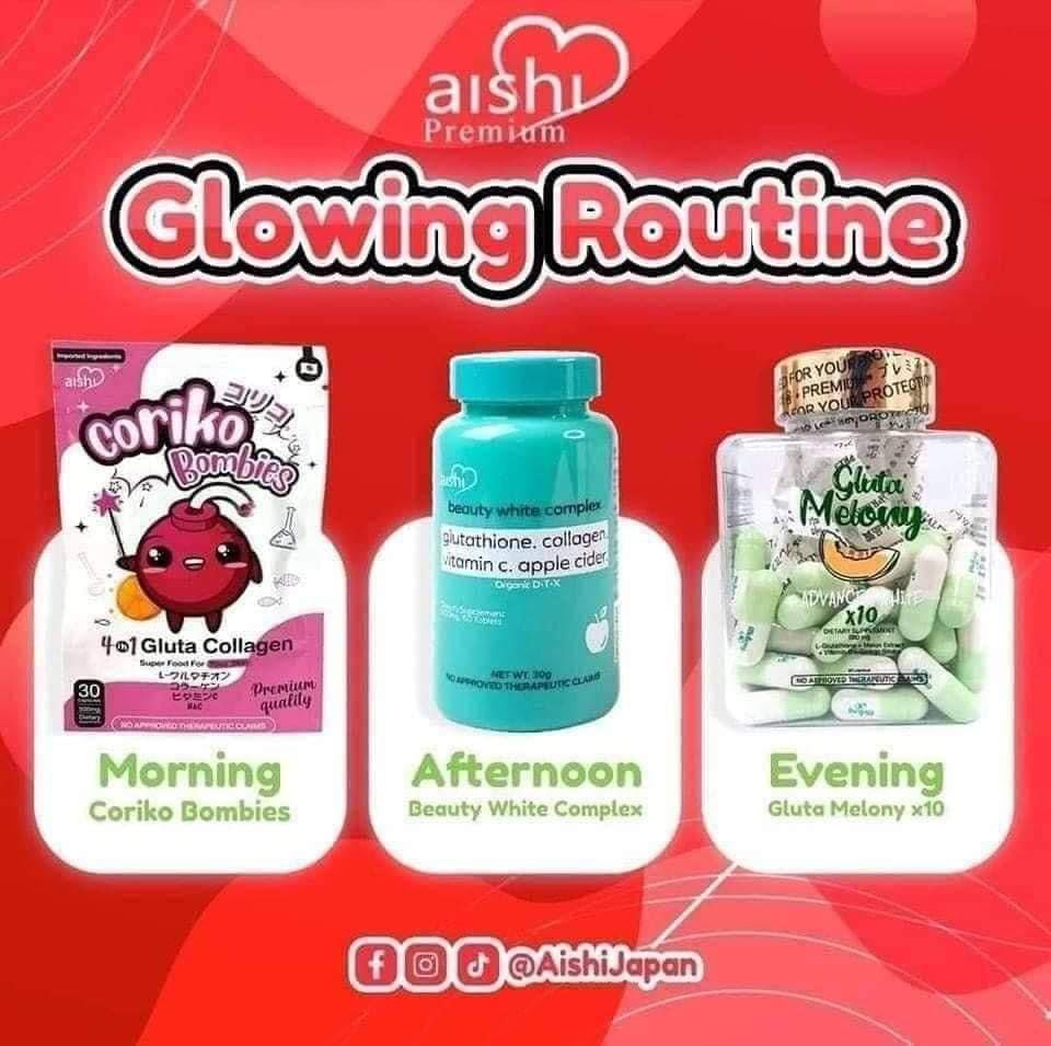 Aishi - Gluta Melony Advamce White x10 - 60 Capsule - My Care Kits
