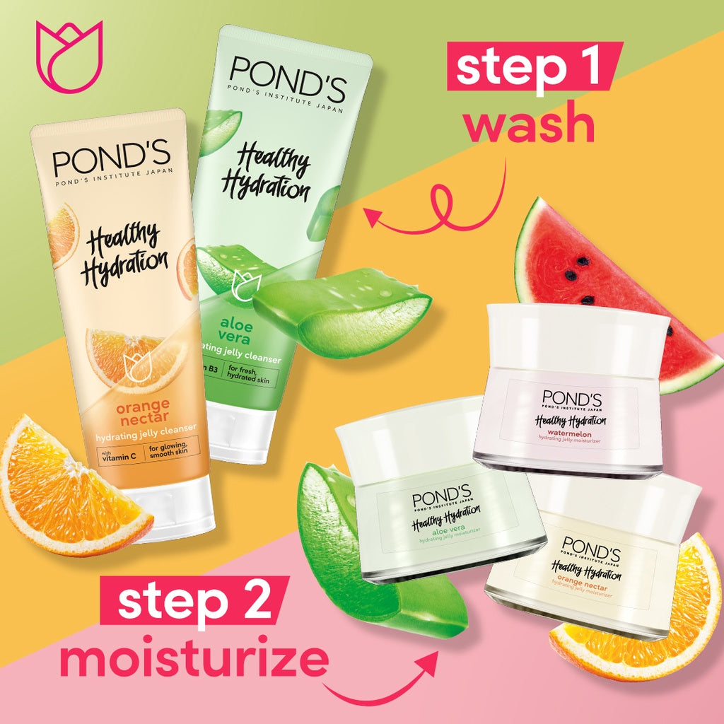 Ponds Healthy Hydration - Hydrating Jelly Moisturizer For Fresh and Hydrated Skin - Aloe Vera 50g - My Care Kits