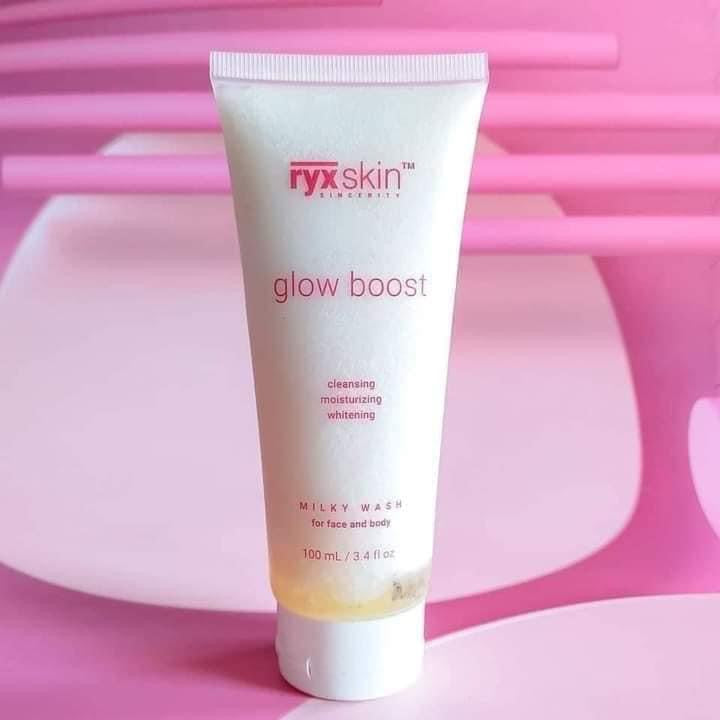 RyxSkin Glow Boost Milky Wash For Face and Body 100ml - My Care Kits