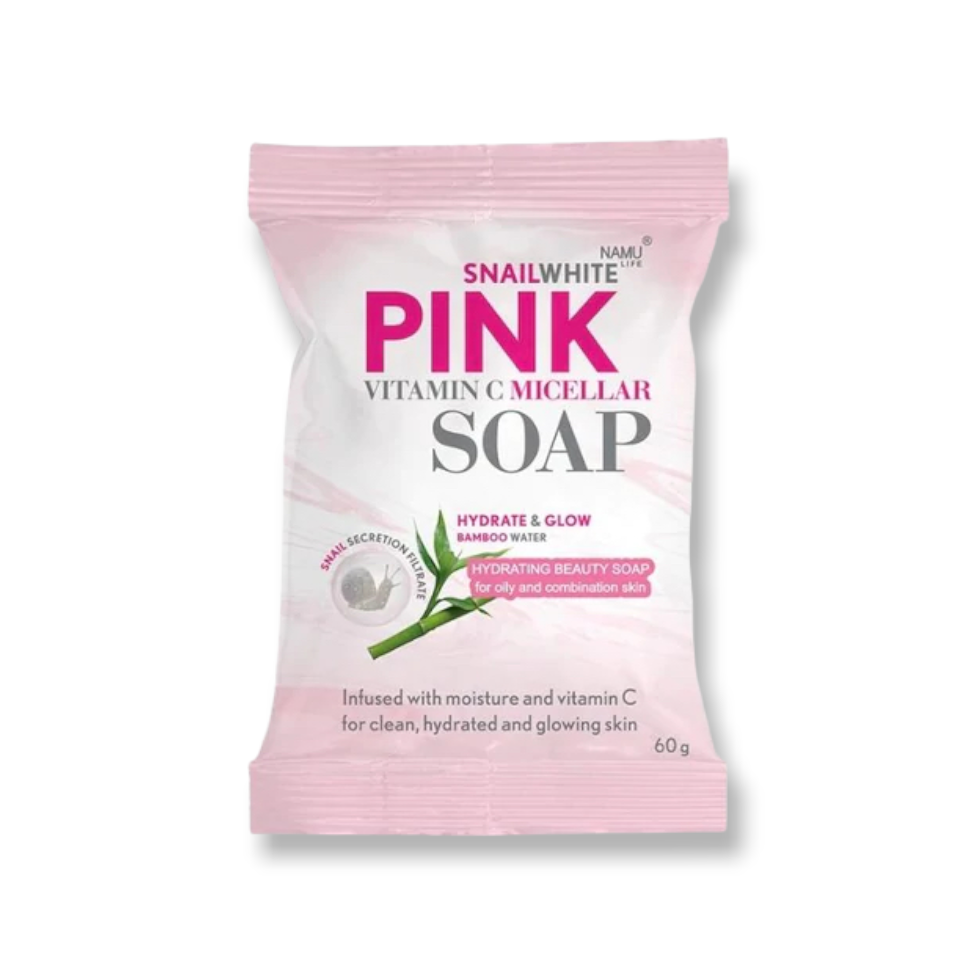 SnailWhite Pink Vitamin C Micellar Soap 60g