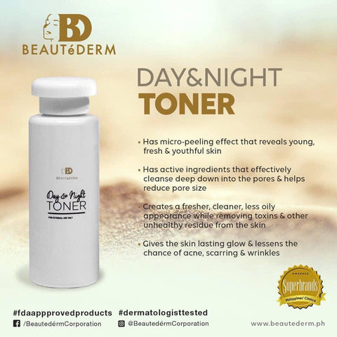 Beautederm Day and Night Facial Toner (60ml)