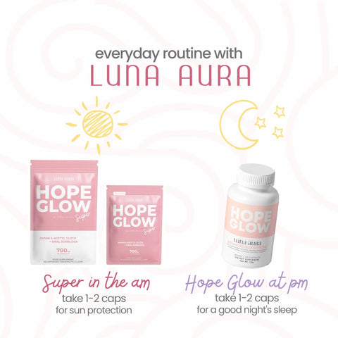 Luna Aura - Hope Glow Super 700mg  - 60 Capsule - Big Size