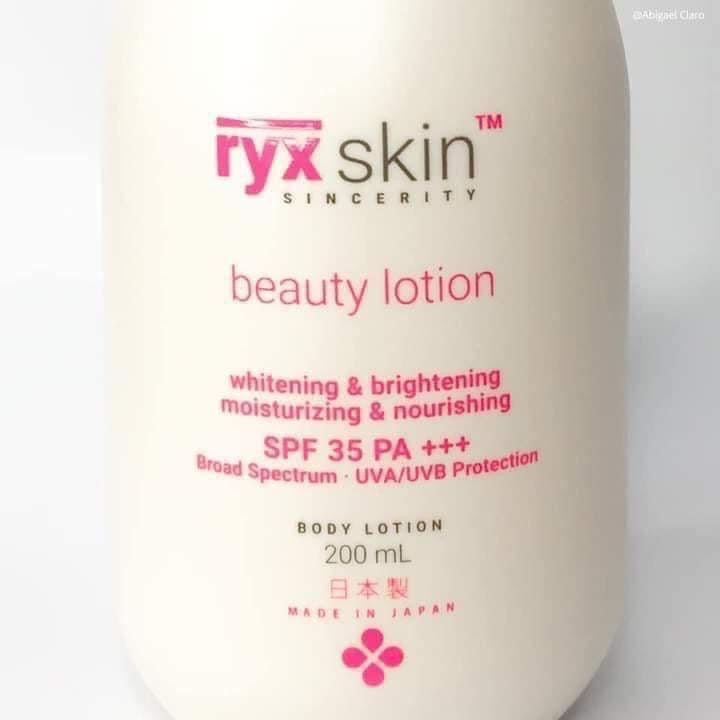 Ryx Skin Beauty Lotion | Whitening and Brightening lotion | 200ml spf 35 PA++ | Made in Japan - My Care Kits